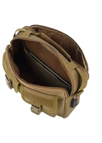 Дорожная тактическая сумка для документов и планшета с USB KT6007005 Solve (305743500)