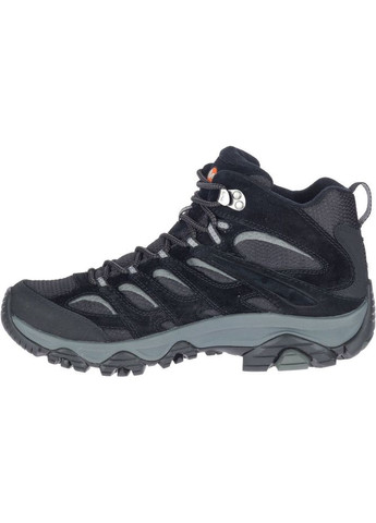 Черевики чоловічі Moab 3 Mid GTX Чорний-Сірий Merrell (282737944)