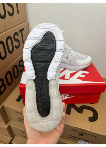 Білі Осінні кросівки чоловічі nike air max 270 white найк аір макс 270 No Brand