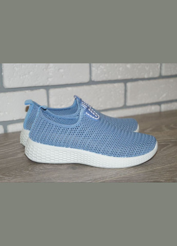 Голубые летние кроссовки текстильные для девочки летние голубые Yalike