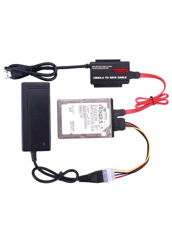 Адаптер переходник USB 2.0-SATA 2.5" кабель для жёстких дисков HDD и SSD до 2 ТБ No Brand (361161785)