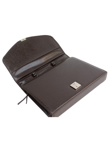 Ділова папка із еко шкіри коричнева JPB (361157161)