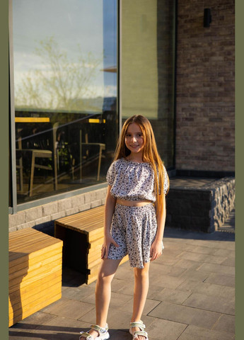 Білий літній спідниця/шорти з топом ( ) спідничний, з шортами IRmAS вільна