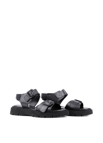 женские сандалии 602-837-m5-d черная кожа Attizzare