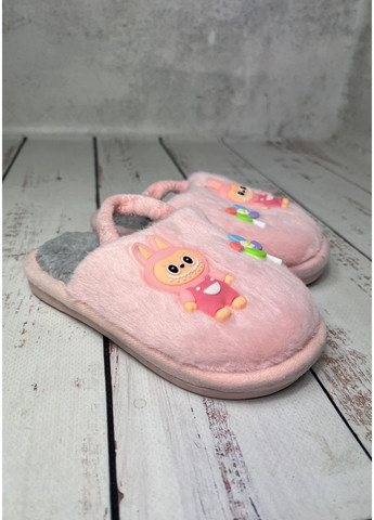 Капці домашні дитячі з гумкою для дівчинки Рожевий (1214) Alex (367726337)