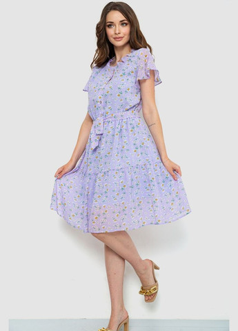 Бузкова сукня шифонова, колір оливковий, Ager