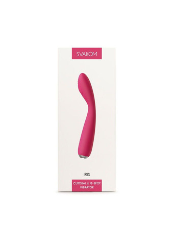 Вибратор для клитора и точки G Iris Plum Red мощный вибромассажер для женщин Svakom (298349078)