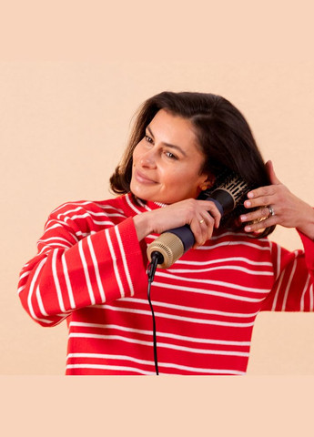 Фен-щітка Sapphire Luxe, 1000Вт, 2 режими, іоніз-я, хол. обдув, кераміка, сапфіровий Remington (314928389)