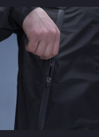 Черная демисезонная куртка ветровка кентавр черный BEZET