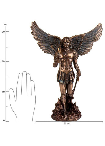 Итальянская статуэтка Архангела Михаила с бронзовым напылением Veronese (278082467)