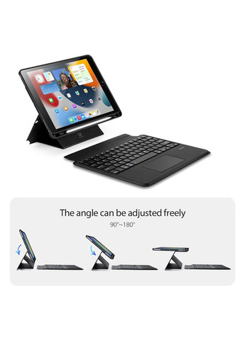 Чохол клавіатура Bluetooth 5.0 Keyboard для Apple iPad Pro 12.9 (2020 / 2021 / 2022) Black Dux Ducis (324234620)