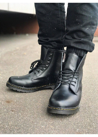 Черевики жіночі Dr. Martens 1460 Black 11822006 Доктор Мартинс (Хутро) No Brand (366072170)
