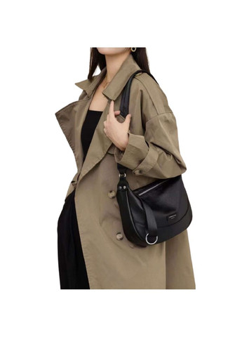 Вместительное кожаное черное женское повседневное кроссбоди RoyalBag NB2-2841A (299179407)