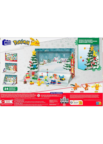 Адвент-календарь Construx Зимние приключения Покемонов (GYG99) Mega (365251461)