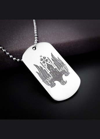 Жетон ЗСУ з нержавіючої сталі з ланцюжком. Жетон для 79 ДШВ - 79-та окрема десантно-штурмова бригада No Brand (300369245)