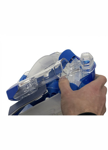 Повнолицева маска для плавання зі склом проти запотівання WAVE Mask Anti Fog Full (L/XL) No Brand (342740870)