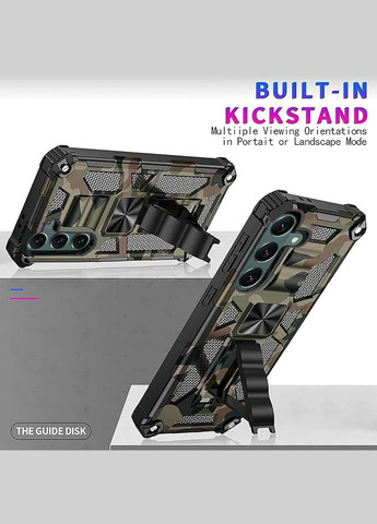 Протиударний чохол для Samsung Galaxy A35 Хакі Камуфляж магніт чохол на самсунг А35 Ultimate Experience (332055985)