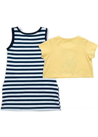 Комбінована сукня з котиком (14582-104g-yellow) Breeze (300624770)