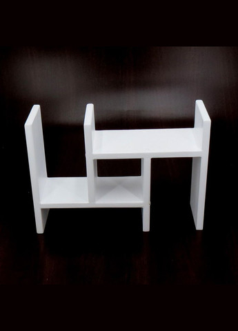 Настольная книжная полка из дерева Бунин зефир (КПЛ-001320) No Brand (328414770)