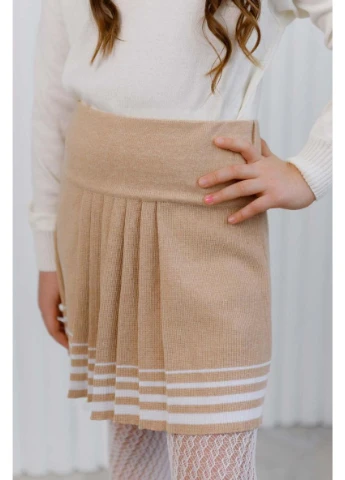 Спідниця дитяча Герда бежева Art Knit (383158989)