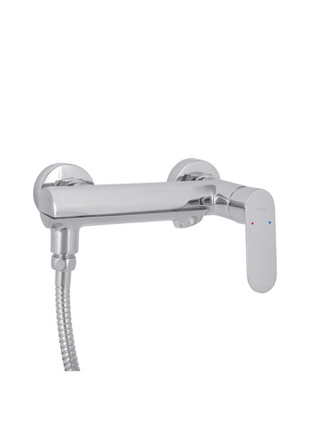 Змішувач для ванни Evia з поворотним виливом (з душовим гарнітуром) QTEVI260CRM47578 Chrome Qtap (351898730)