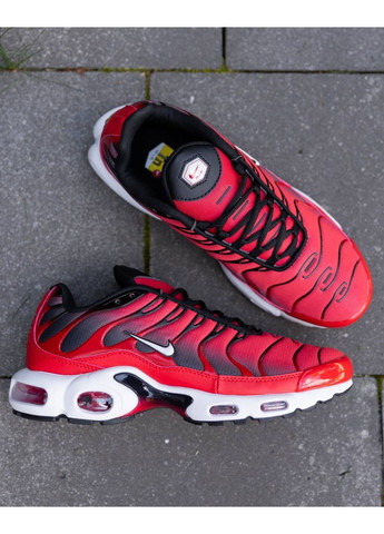 Nike Air Max Plus Tn Red White Black (КОПІЯ) No Brand червоні всесезони (372012946)