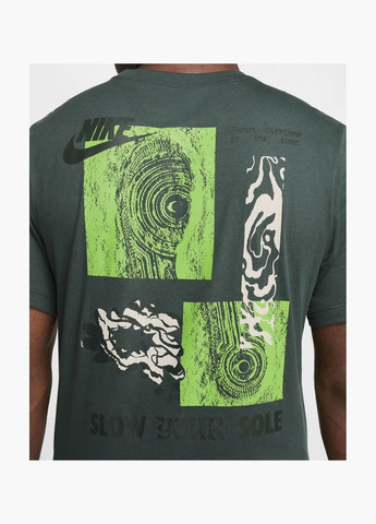 Зеленая мужская футболка u nsw tee oc lbr green fz7952-338 Nike