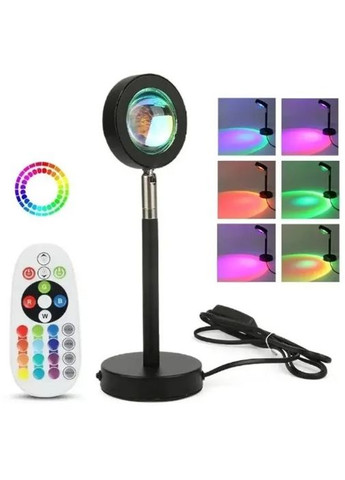 Светильник LED Sunset Lamp Сансет лампа для селфи с пультом (2087381059) No Brand (328439686)