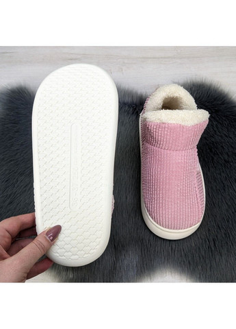 Розовые тапочки чуни женские теплые закрытые Lion