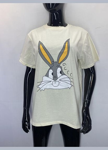 Кремовая футболка с коротким рукавом Gucci