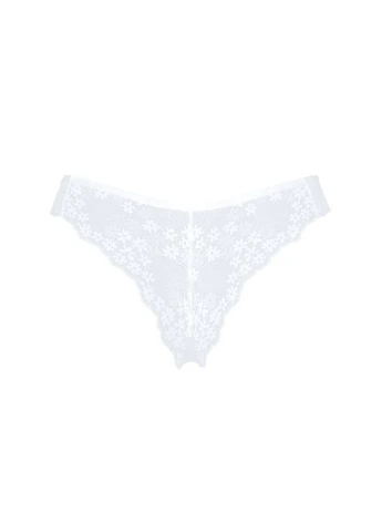 Напівпрозорі трусики Heavenlly panties білі Obsessive (282964999)