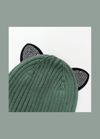 Нашивка з акриловим камінням "Вушка" (пара) (2717) No Brand (335811124)