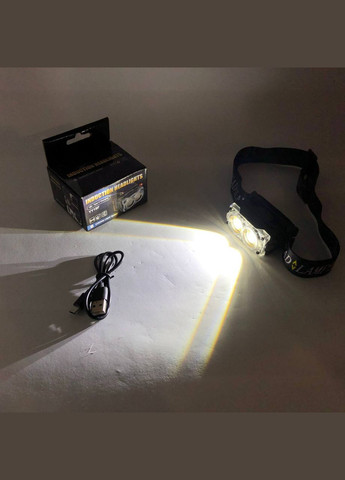 Налобный фонарь для автолюбителей YY-19F-2XPE(white)+2COB(yellow), Фонарик светодиодный RQ-167 на голову Bailong (351485989)