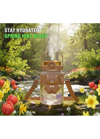 Креативна дитяча пляшка "Ведмедик". Коричнева No Brand (296101759)