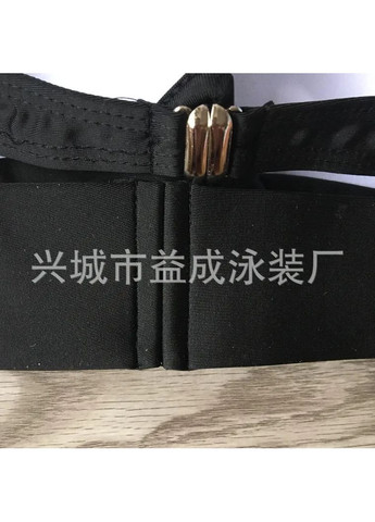 Черный летний раздельный купальник с пушапом без бретелек. раздельный купальник из элестана двойка черный, m China