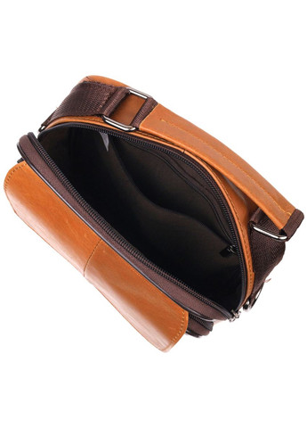 Мужская кожаная сумка через плечо с ручкой для документов Vintage рыжая (sku_21273) No Brand (328922118)