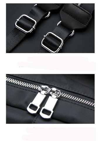 Городской рюкзак нейлоновый с множеством карманов для ноутбука и учебы черный (sku_14808) No Brand (329860300)