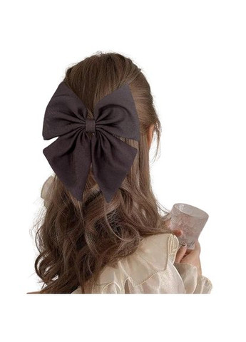 Бант для волосся з костюмної тканини Hand Made 16х18см, заколка автоматик Handmade (368772209)