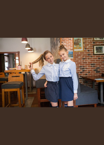 Голубая блузка Світ блуз демисезонная