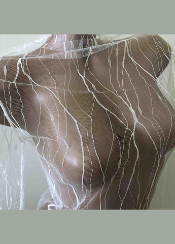 Біла прозора кофтинка павутинка гольф кофточка сітка водолазка блузкаhoney fashion accessories (10-50) No Brand