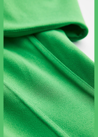 Зеленое кэжуал платье H&M однотонное