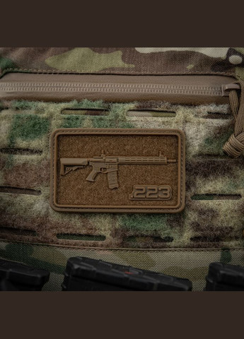 Нашивка AR-15 Velcro/PVC Coyote M-TAC (315047550)