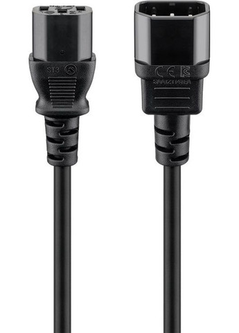 Кабель питания IEC(C13) (C14) 3.0m жила 1.00mm D=6.5mm 10A Cu Lucom (370888382)