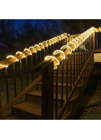 Гирлянда дюралайт светодиодная новогодняя уличная комнатная с работой от сети контроллером 100 м (482017-Prob) Теплая белая Unbranded (369570026)