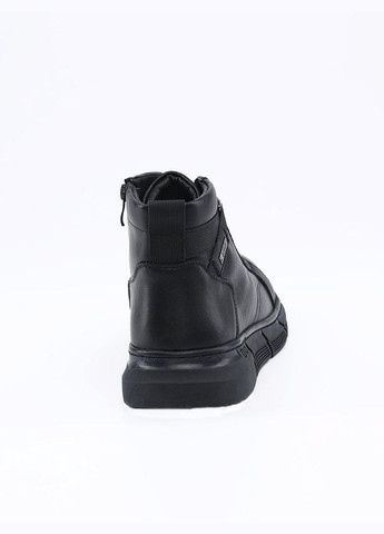 Черные зимние мужские ботинки цвет черный цб-00219668 No Brand