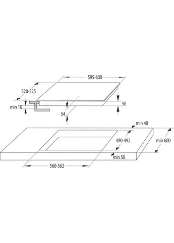 Варильна поверхня індукційна, 60см, PowerBoost, TouchControl, Wi-Fi, збільшена площа приготування, чорний Gorenje (362213592)