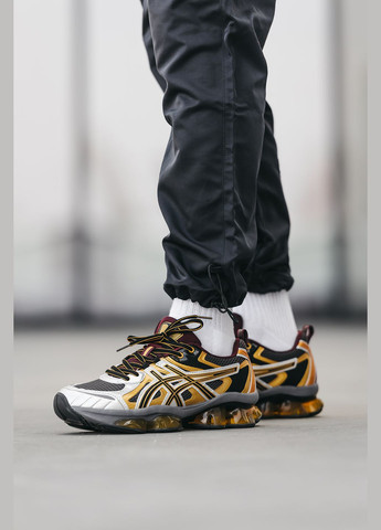 Сірі Осінні кросівки чоловічі asics gel-quantum kinetic grey gold | асікс гель-квантум кінетік сірі золоті No Brand