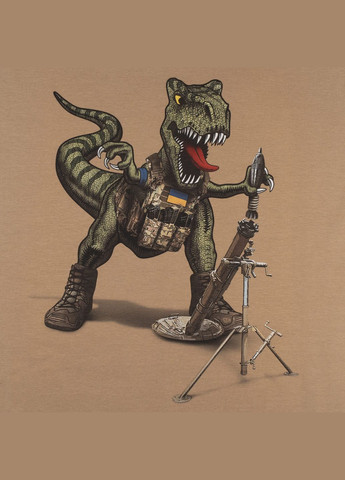 Футболка с рисунком MORTAR Coyote Brown P1G (315823023)