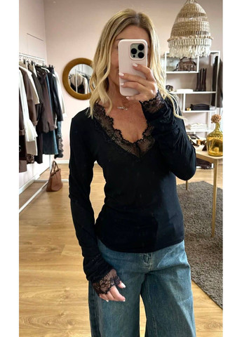 Лонгслів з мереживом, стильний та теплий — ЗАМІРИ В ОПИСІ DK/DL Мода без кордонів (372909154)