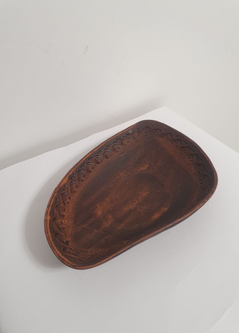 Блюдо овальное из красной глины No Brand (330028284)